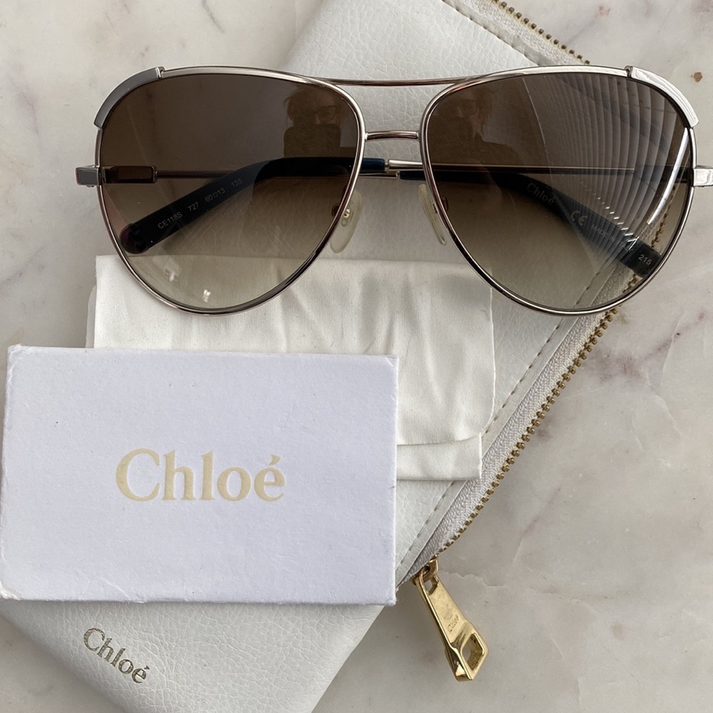 Chloe aviator sunglasses